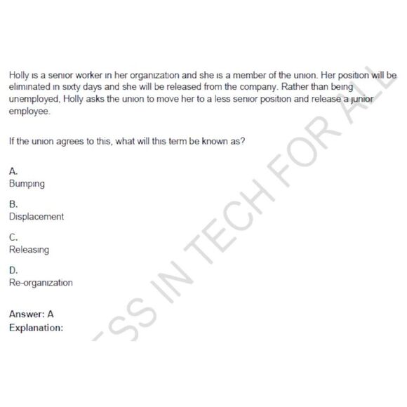 Printout HRCI PHR Professional in Human Resources Exam Study Guide - Picture 4 of 5